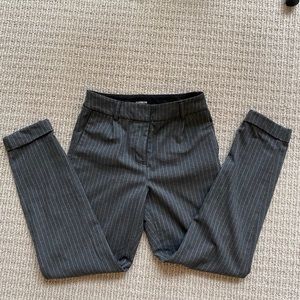 Express Ankle High Rise Pants-pinstripes